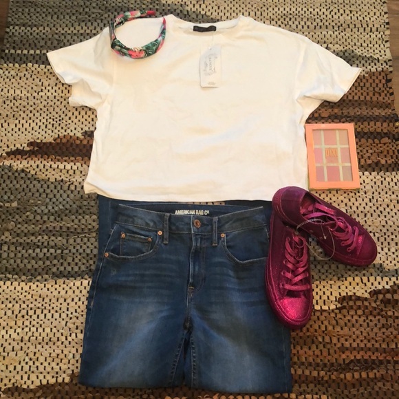 ✨Last 1!✨NWT Converse fuschia glitter M 4/ W 6 - Picture 3 of 10